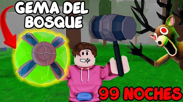 Gema del bosque en 99 noches en el bosque Roblox