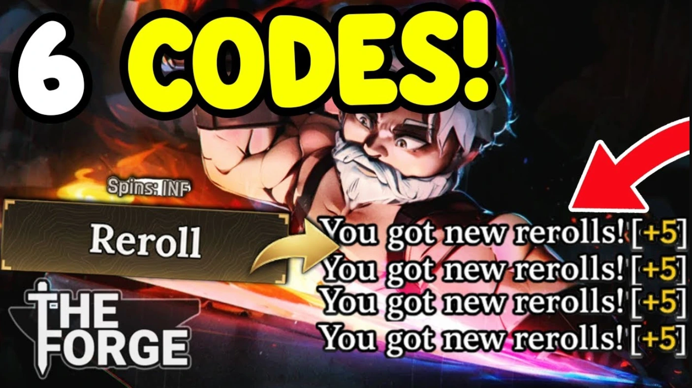 Nuevos códigos activos de The Forge Roblox