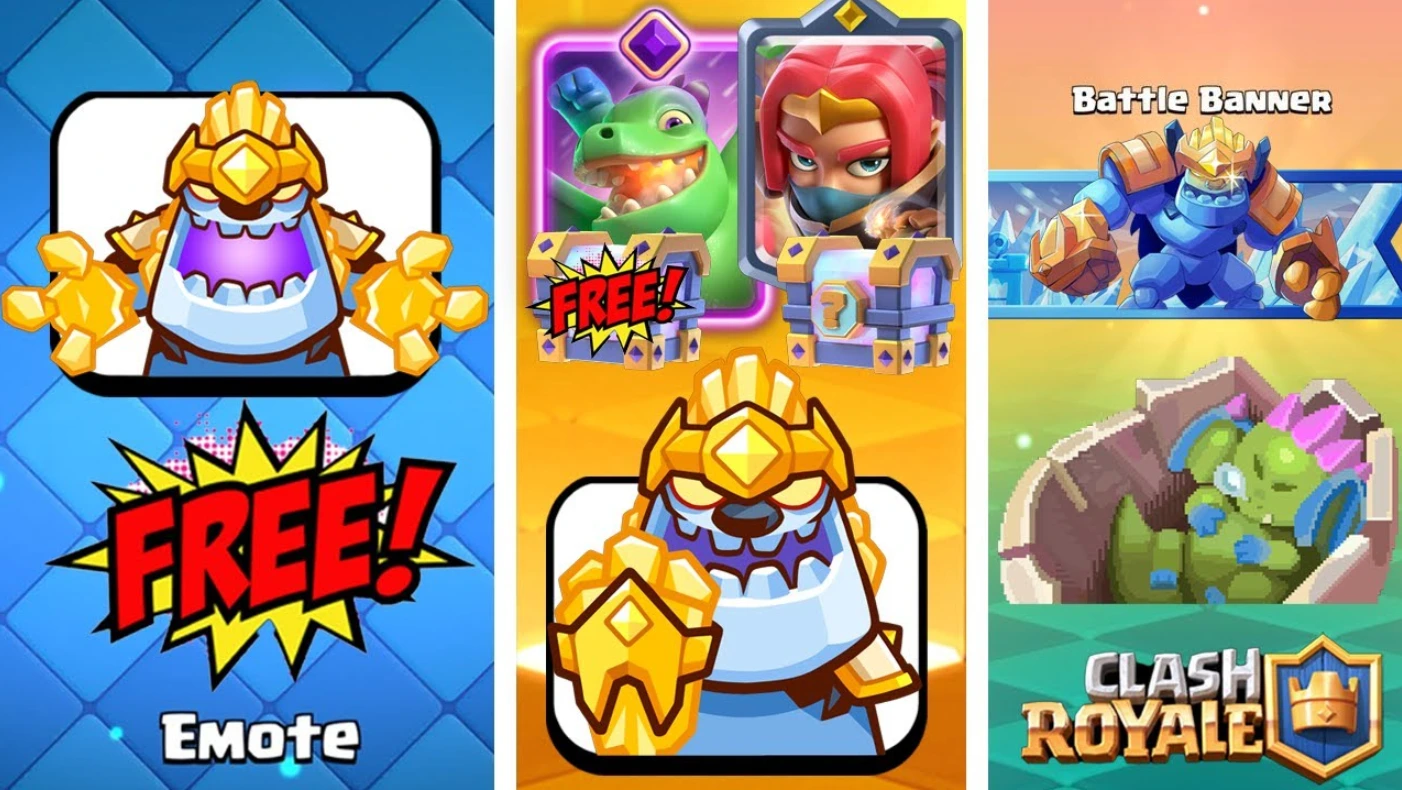 Nuevos emotes y cofres de Clash Royale