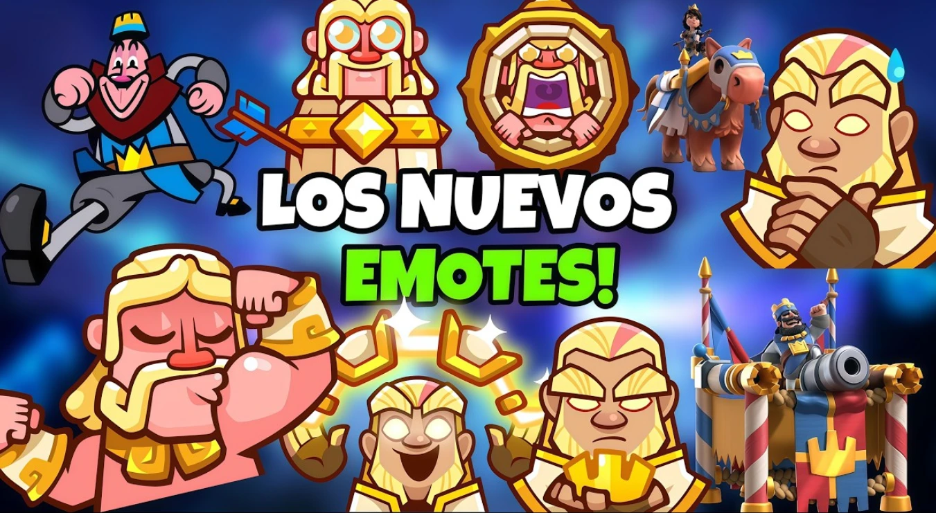 Nuevos emotes en Clash Royale