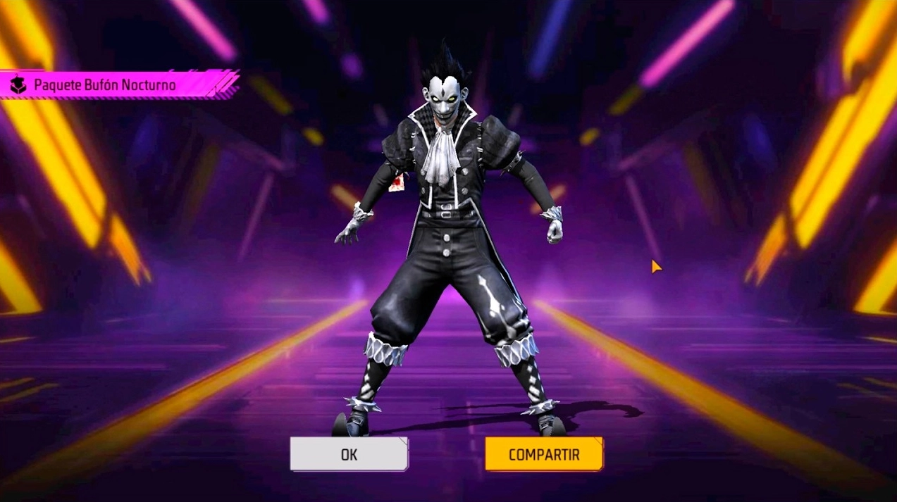 Incubadora Joker en Free Fire