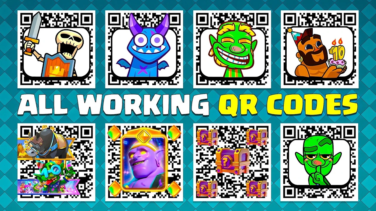 Codigos QR de Mayo CLash Royale