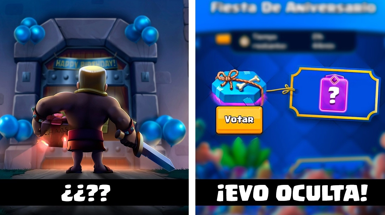 Evo oculta en Clash Royale